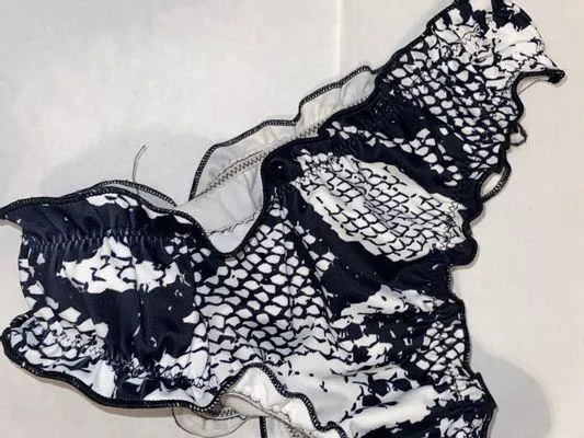 Snakeskin Bikini Set Black Size M - Image 3