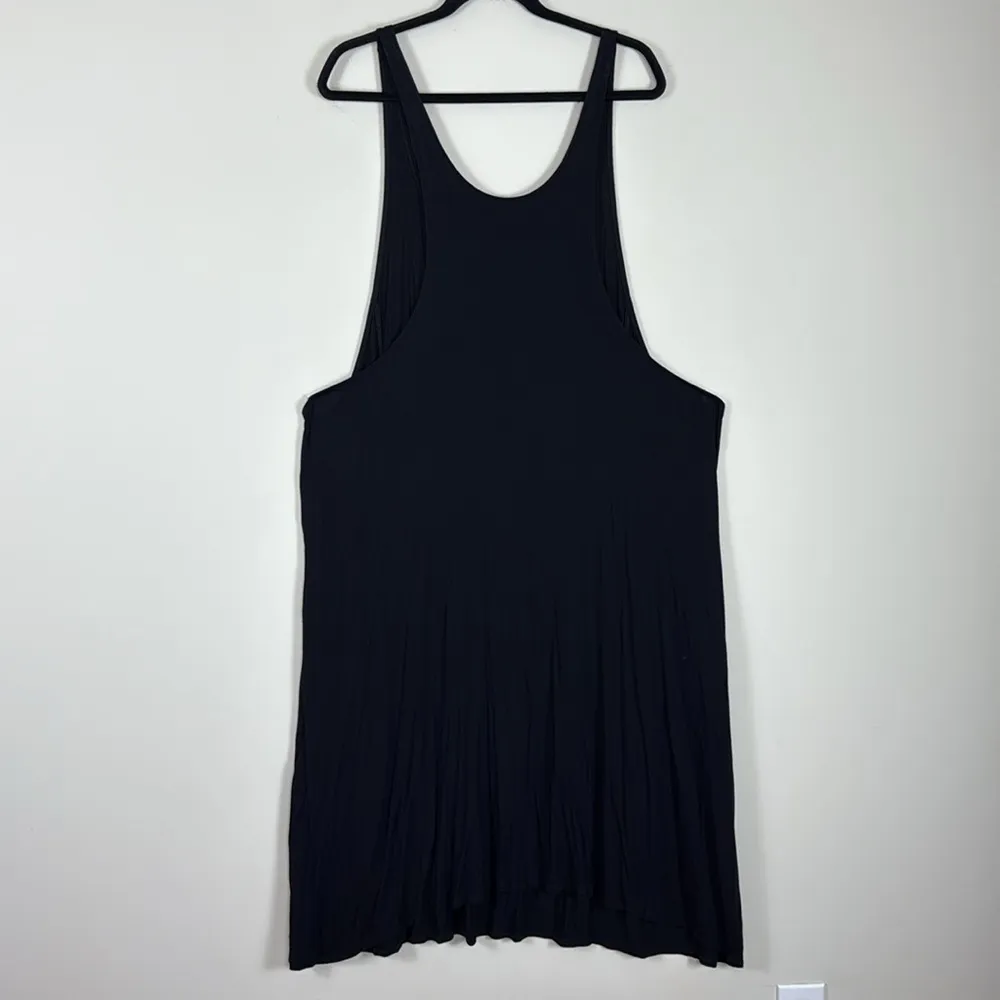 Eileen Fisher Black Sleeveless Tank T-Shirt Dress Size 2X - Image 5