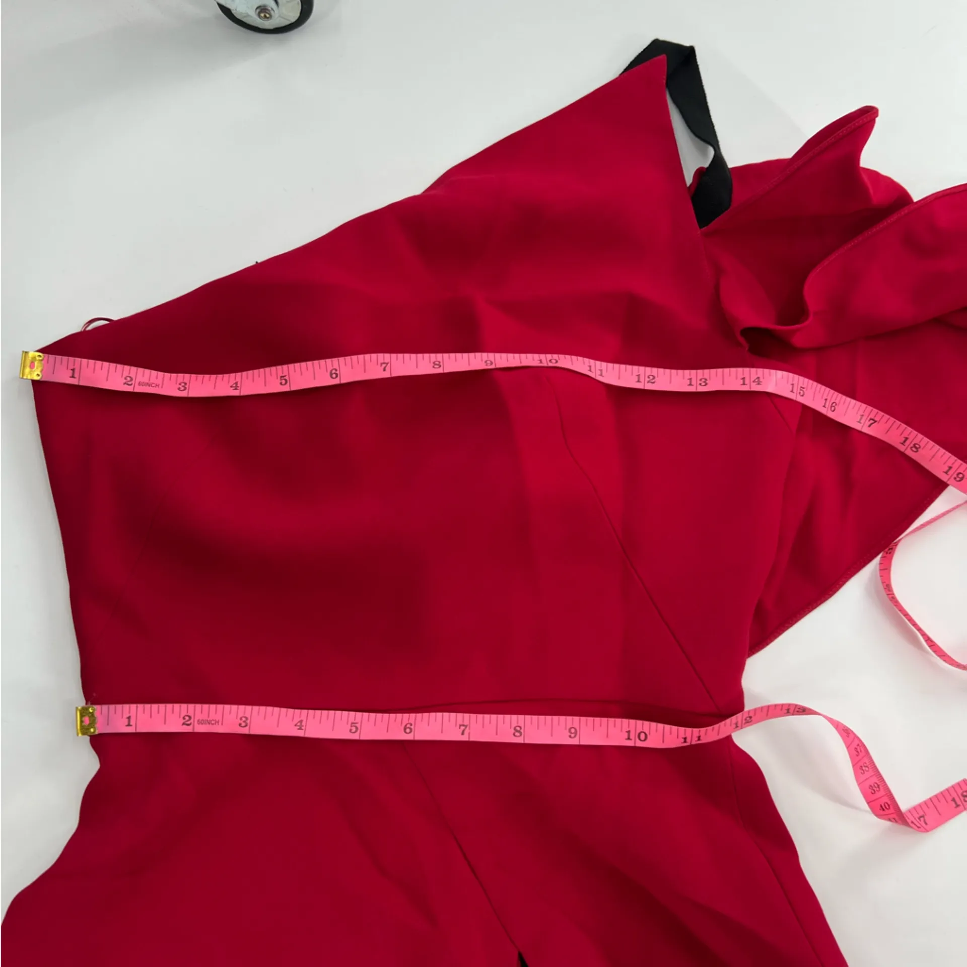 Roland Mouret red structural top sz 4 - Image 4