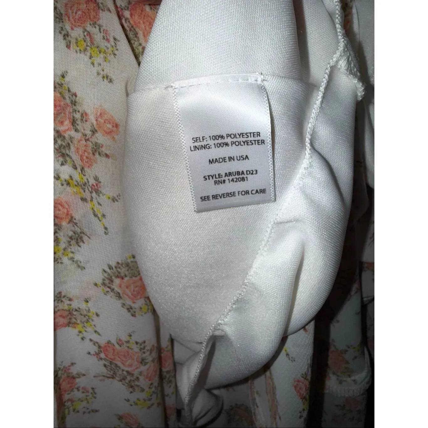 Altard State Women’s XS V-Neck Flutter Sleeve Floral High Low Dress Cottagecore - Image 5