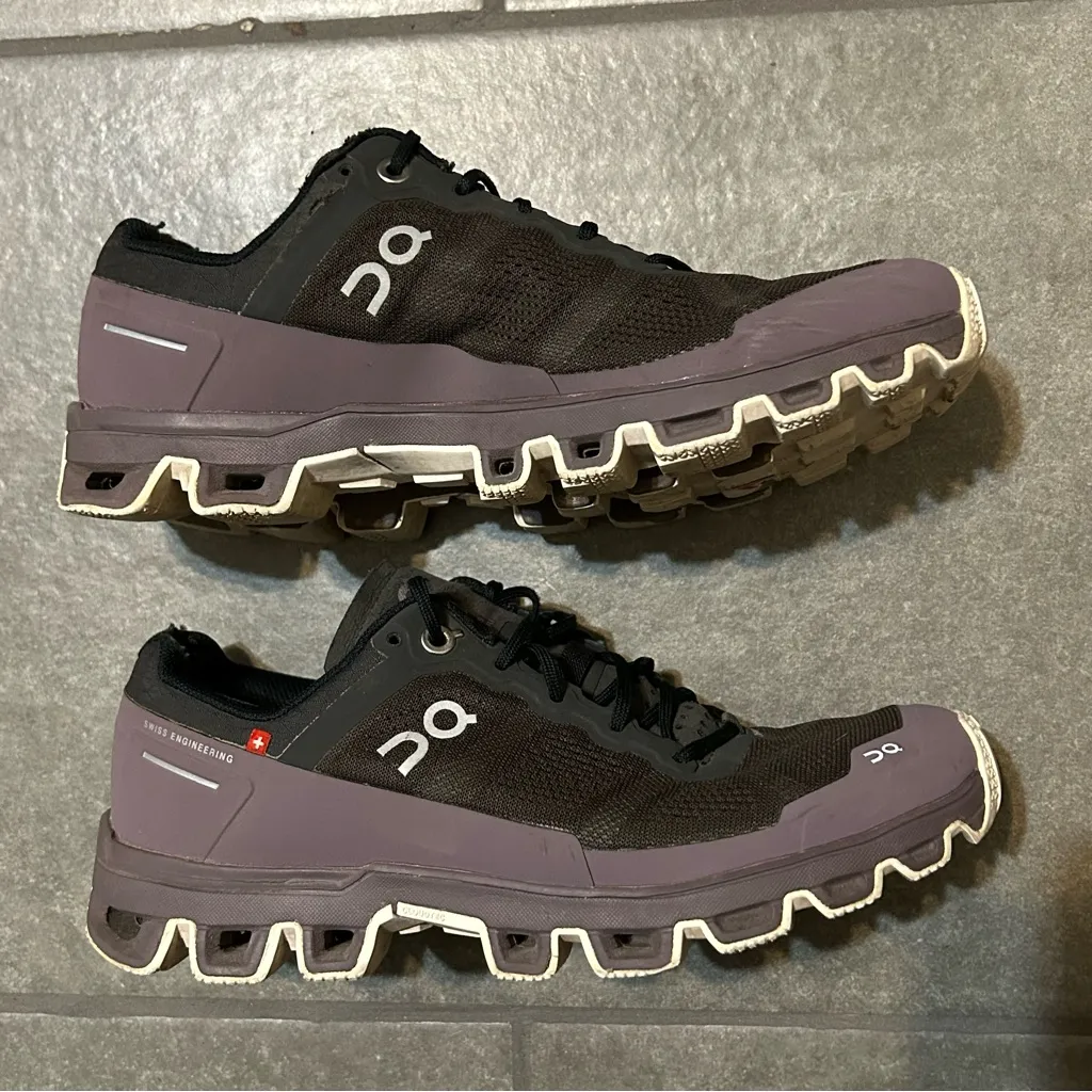 On Cloud Cloudventure Lace Up Trail Running Sneakers Women’s Shoe Size 6.5 Purple - Image 5