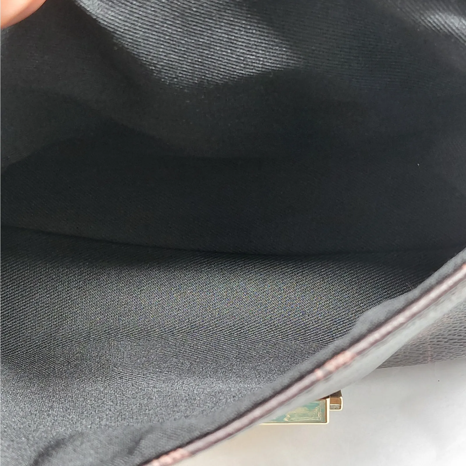 Nicole Miller Women's Small Crossbody Shoulder Bag Purse Brown Wedding Party - Image 6