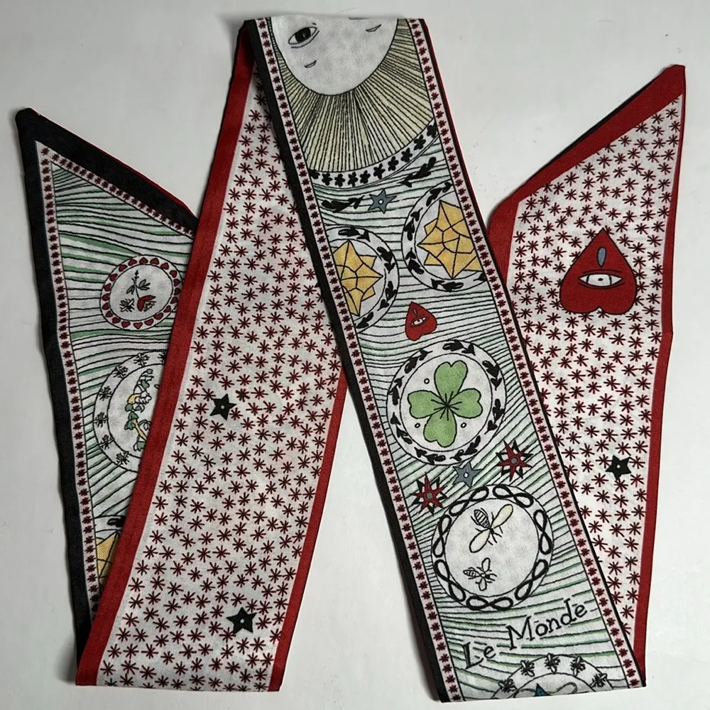 Tarot Sun Two Thin Scarves / Hair Bands / Scarves - Image 2