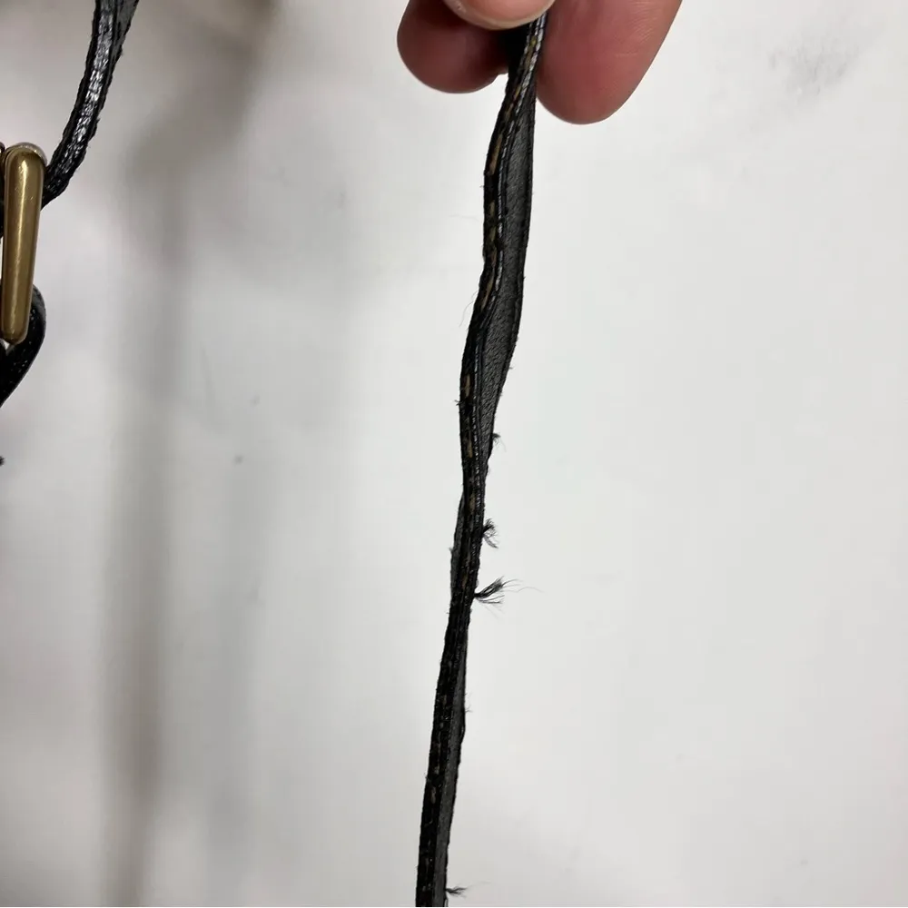 Vintage Furla‎ black crossbody purse snap closure - Image 12