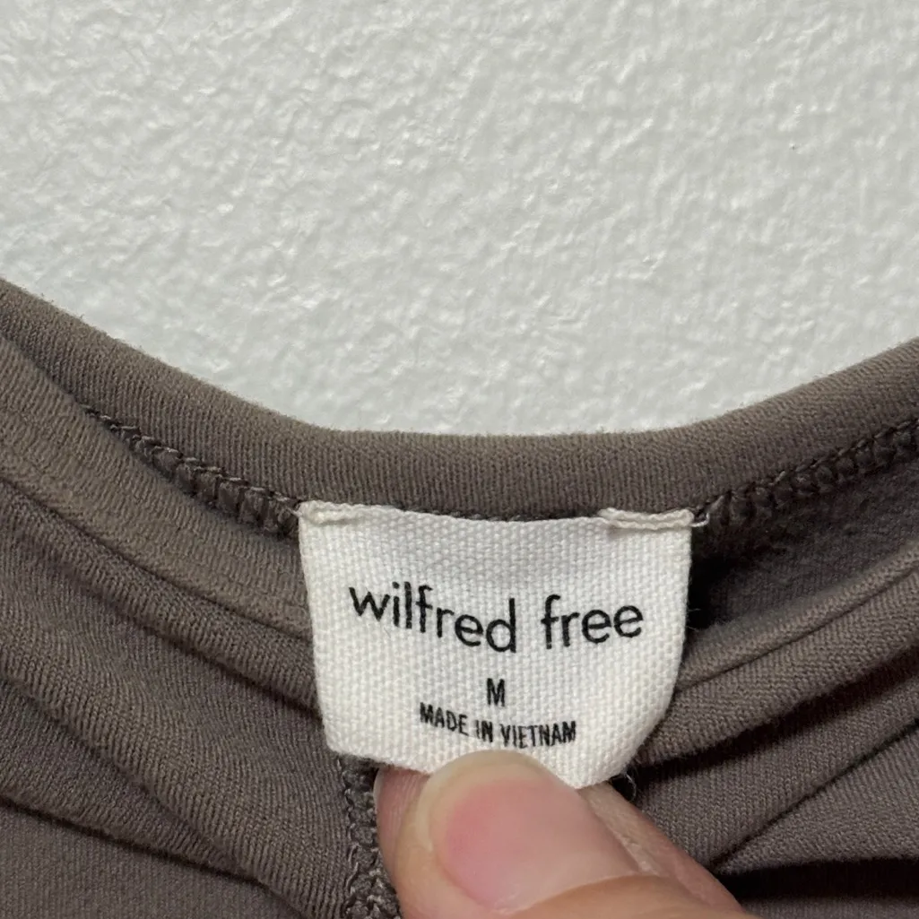 Aritzia Wilfred Free Divinity Romper Size Medium in Turner Taupe - Image 3