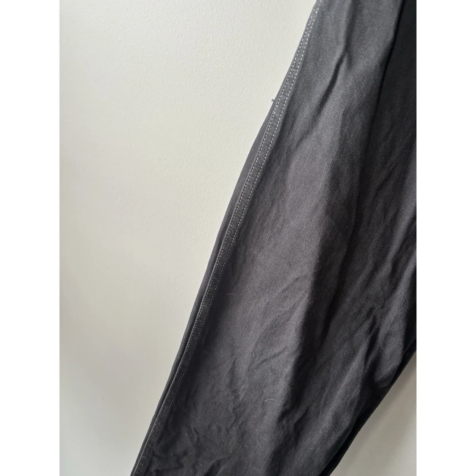 Reformation Lexi High Rise Wide Leg Button Fly Jean Washed Black Size‎ 27 - Image 5