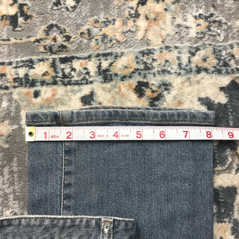 Theory lowrise flare wideleg denim - Image 6