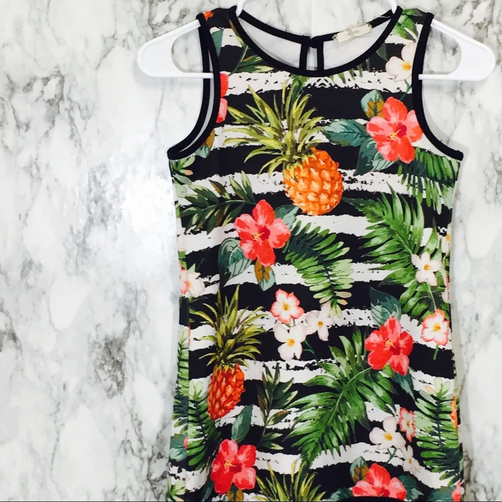 Soprano Stripe Pineapple Floral Blouse! - Image 4