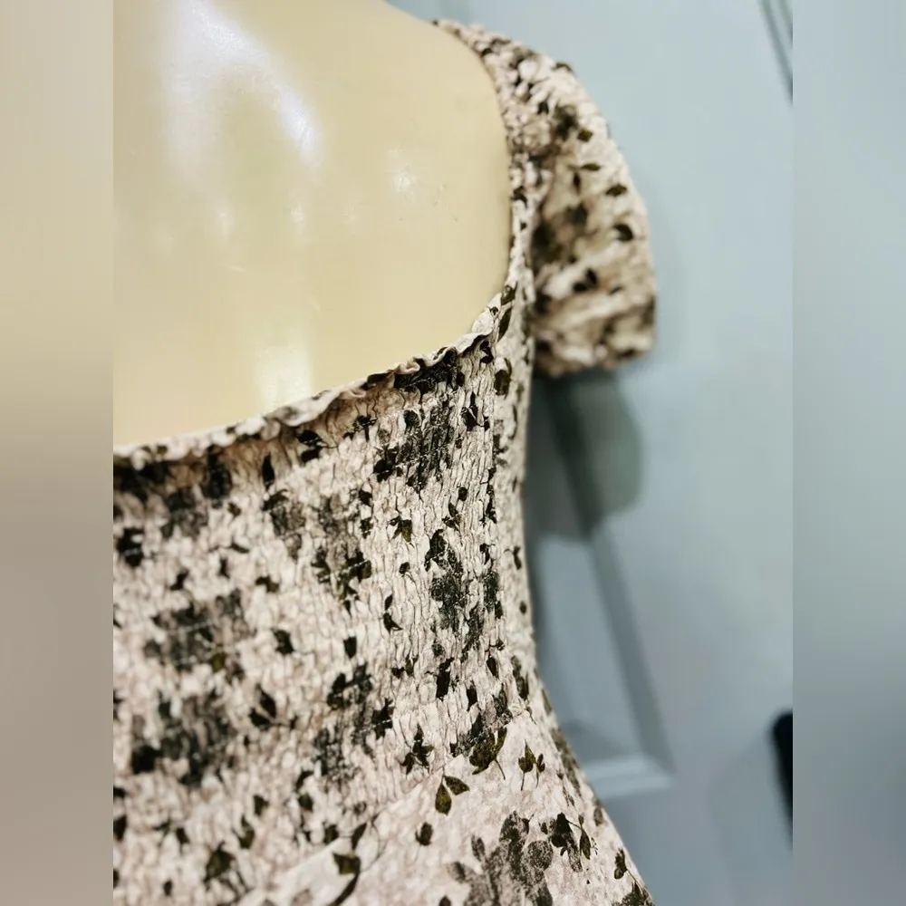 Megan Floral Slit Detail Dress size XS by WHITEROOM+CACTUS XS Green - Image 7