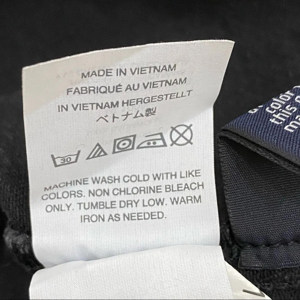 Lunar Wash “Frisco” Black Denim Raw Hem Mini Skirt Size 32 - Image 11