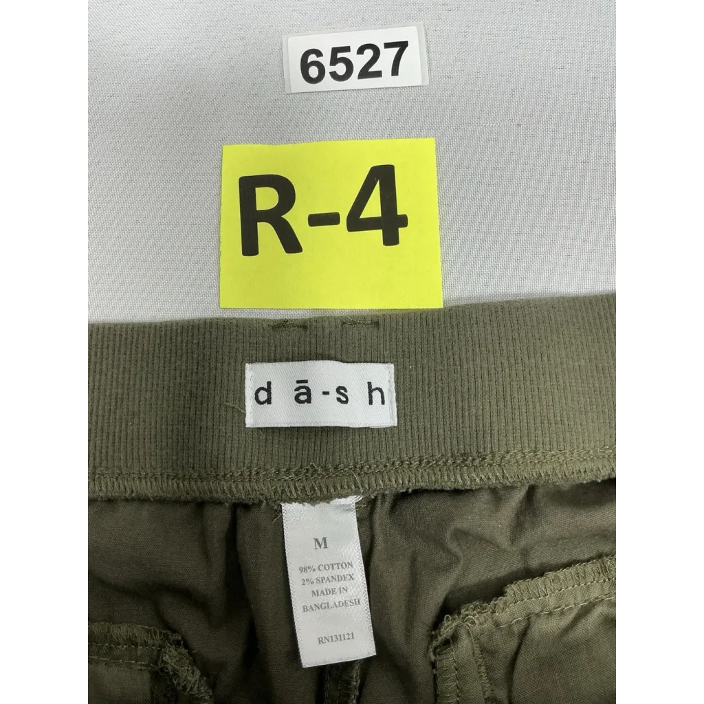 Womans Dash Capri Cargo Pants Cropped Medium Army Green - Image 3