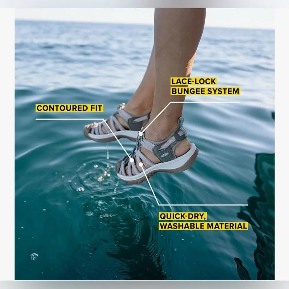 KEEN Women's Whisper Closed Toe Smoke Blue Washable Adventure Sandals 6.5 NIB - Image 14