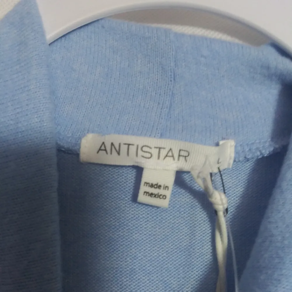 Antistar Blue Long Sleeve Soft Turtleneck Lightweight Women's Sweater Top Sz L - Image 4