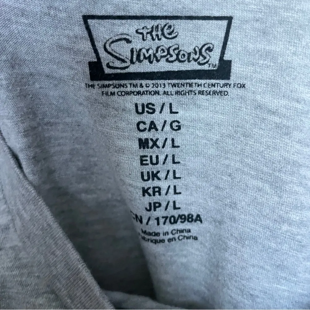 The Simpsons Oversized Crop Size‎ L - Image 2