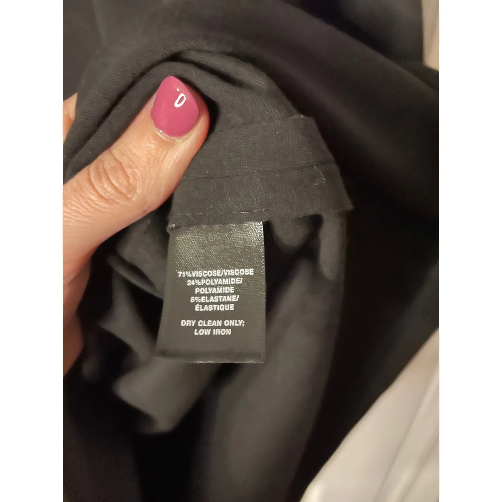 Lafayette 148 New York Black Bell Sleeve Boat Neck Sheath Dress Size M Size M - Image 3