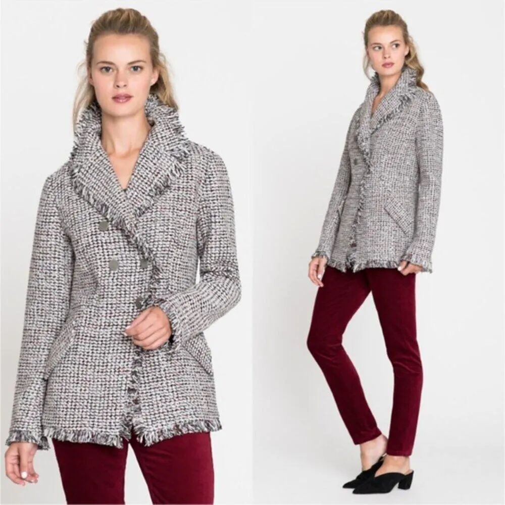 NWT‎ NIC+KOE Up to Date Tweed Mult-Color Sweater Jacket Women's Medium - Image 2