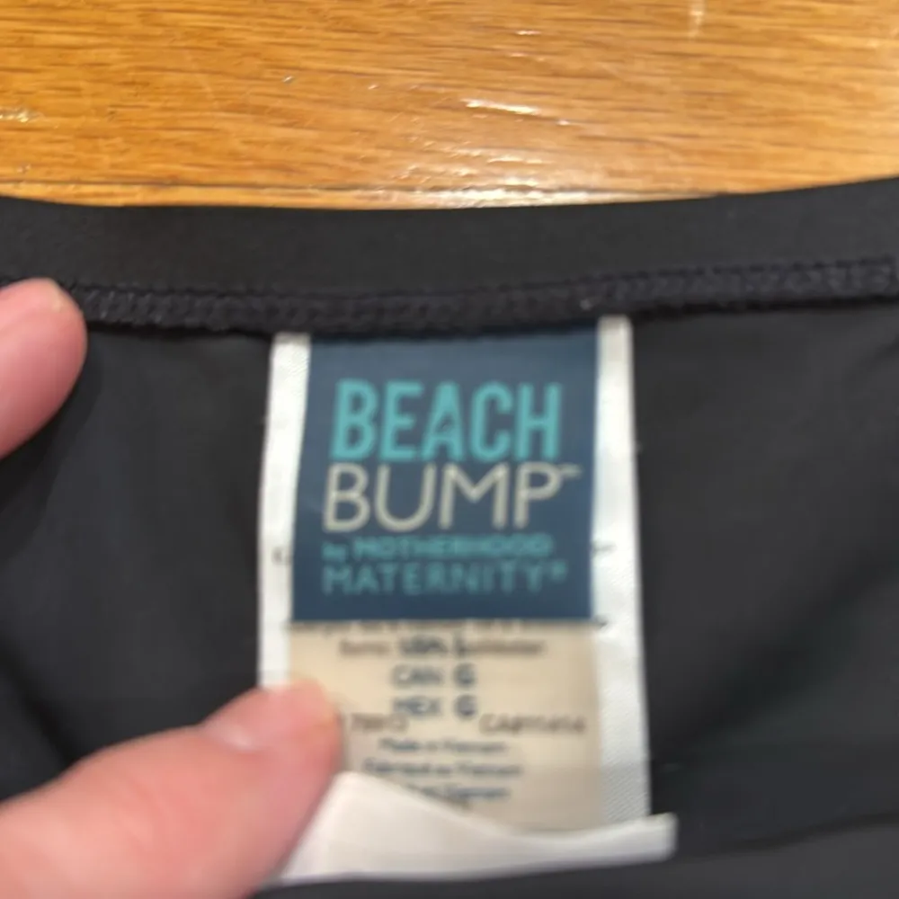 Beach Bump by motherhood maternity black swim skirt size large. - Image 4