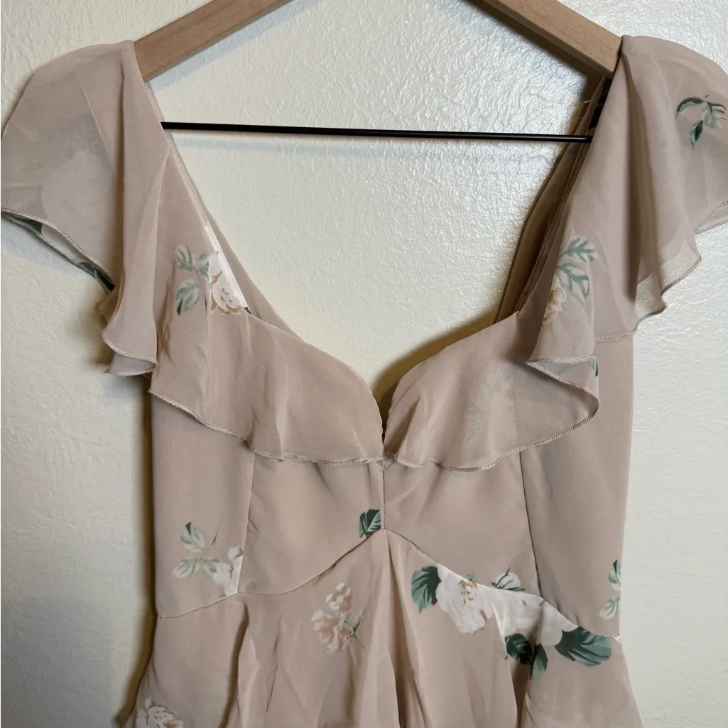 Show Me Your Mumu Reese Ruffle Dress‎ in Bouquet Toss - Image 4