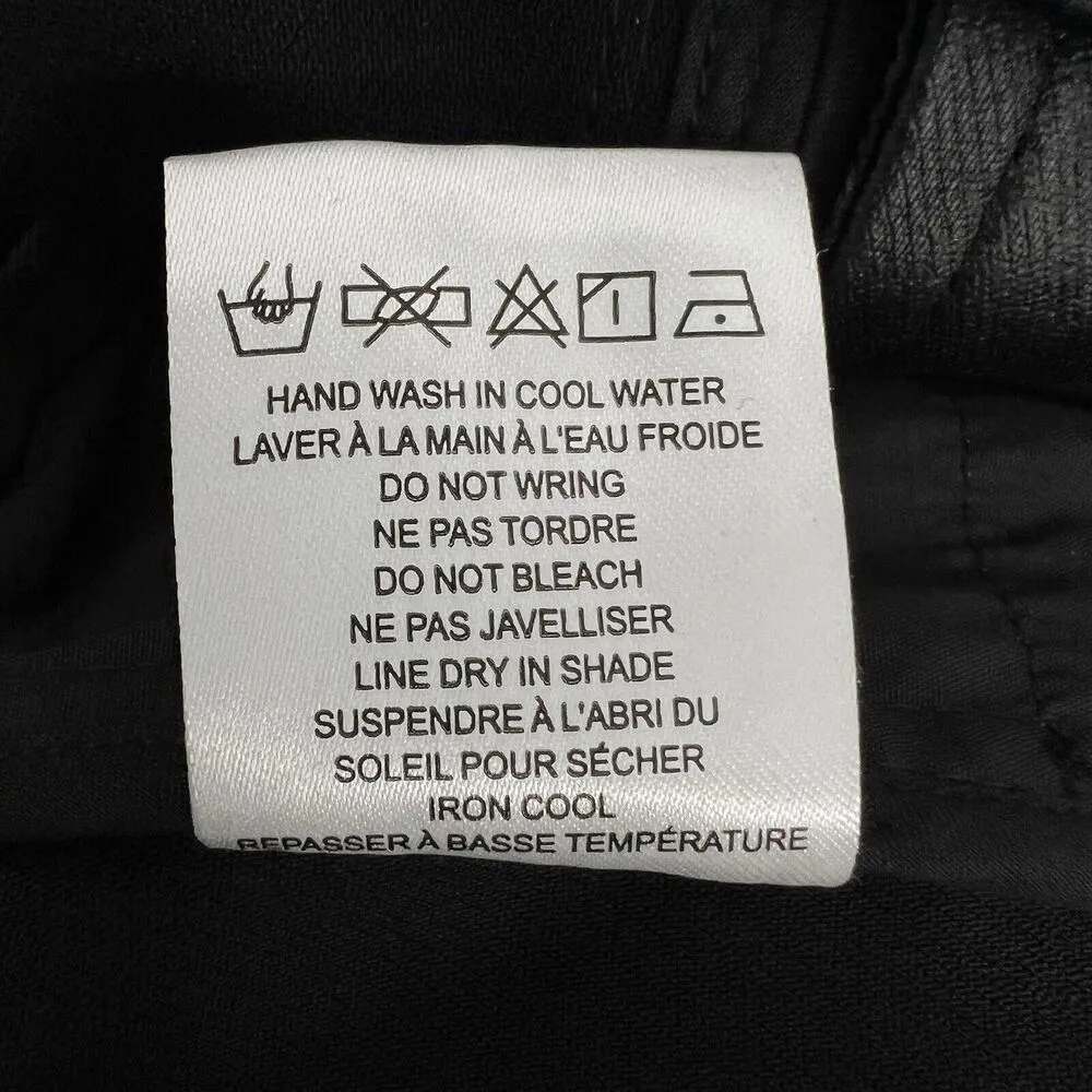 Retrofête Cynthia Jumpsuit Black Coated Flared Leg Retro Revolve Women’s Size S - Image 16