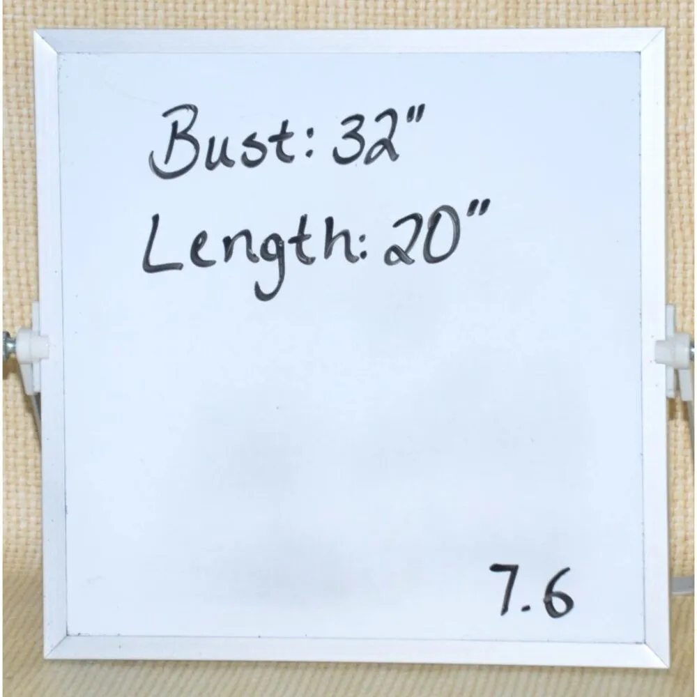 Moon River Beige Crop Tank Top Size M Linen Blend Fringe Rope Straps Cottage - Image 12