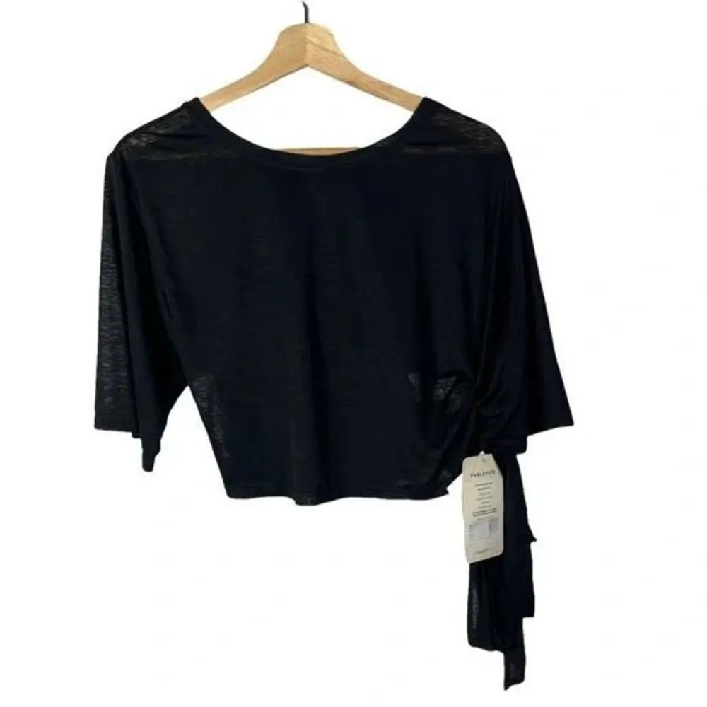 ✨Fabletics Women's Ryan Short-Sleeve Tie Up Tee✨ - Image 4