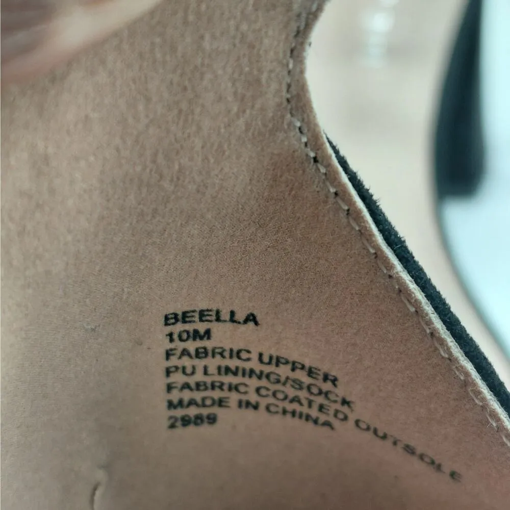 Madden Girl Beella Dress Sandal Womens 10M Black Strappy Chunky Block Heel Shoes - Image 9