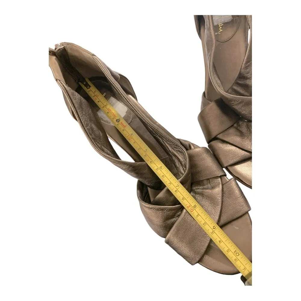 COLE HAAN Size 10.5 Bronze Delfina Espadrille Wedges
Sandals Shoes w/ N. Air - Image 15