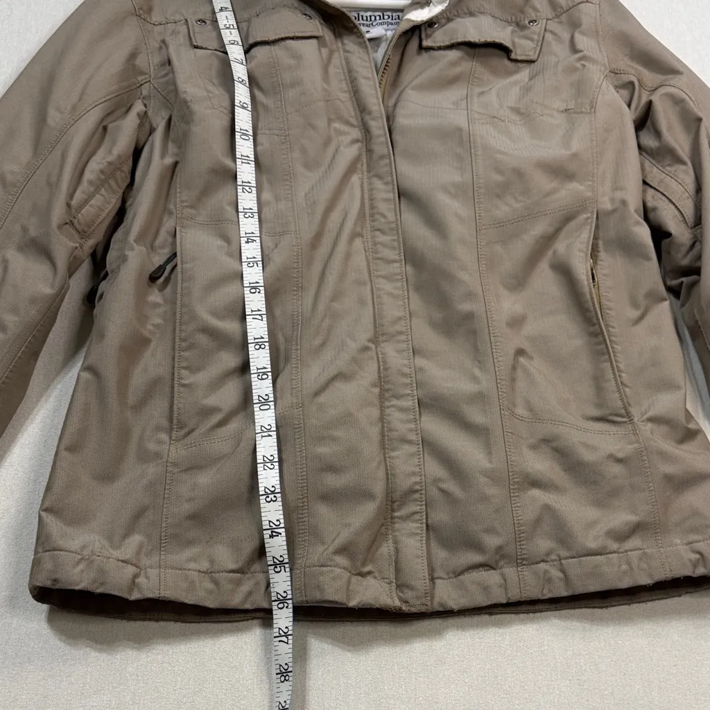 Columbia Women's Hooded Puffer Jacket - Beige - Image 6