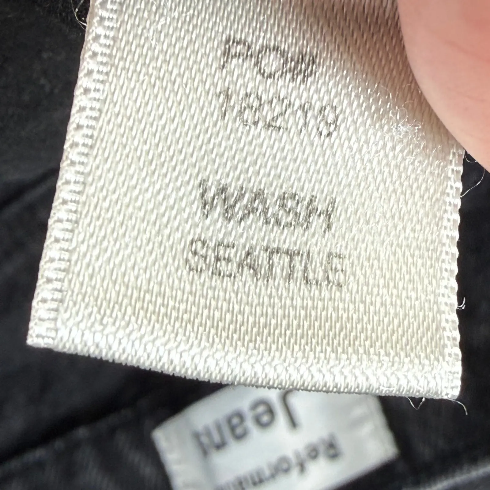 Reformation Jeans Womens Size 26 Black High Rise Button Fly Straight Leg Denim - Image 3