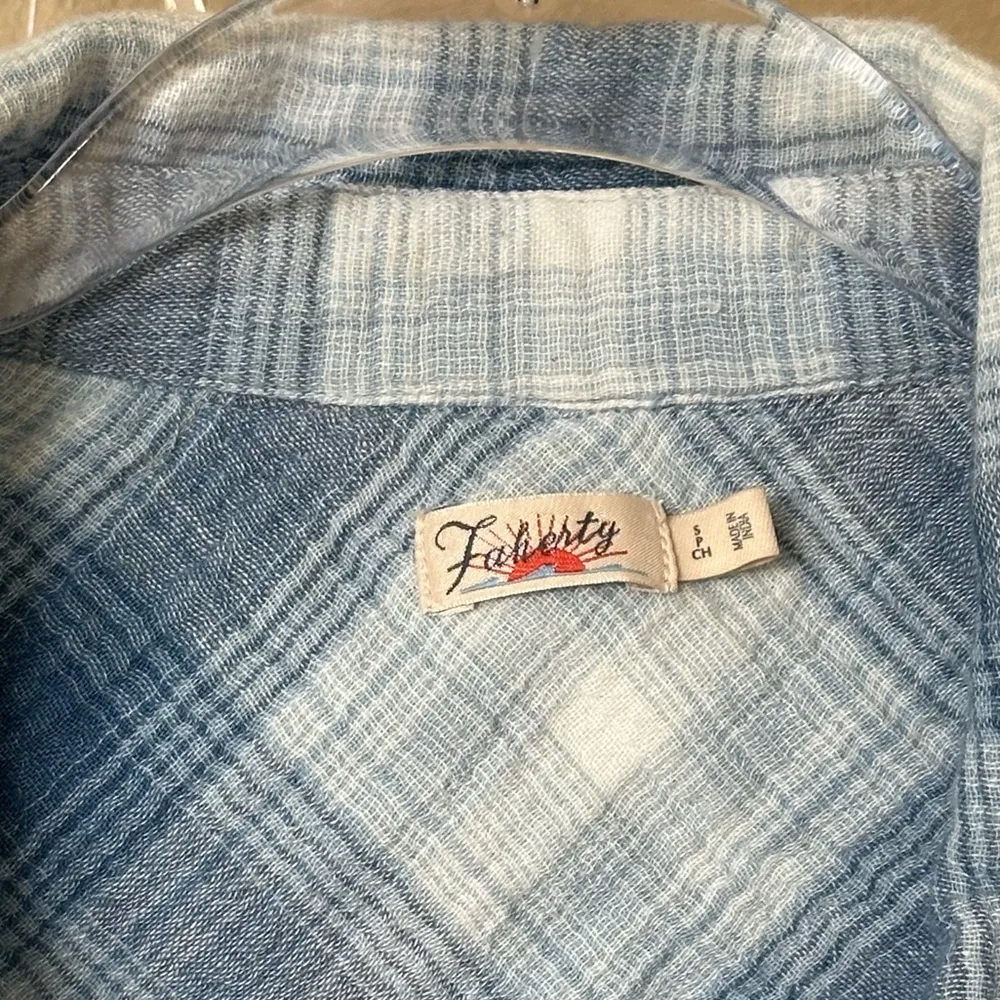 Faherty Malibu Shirt Blue - Image 4