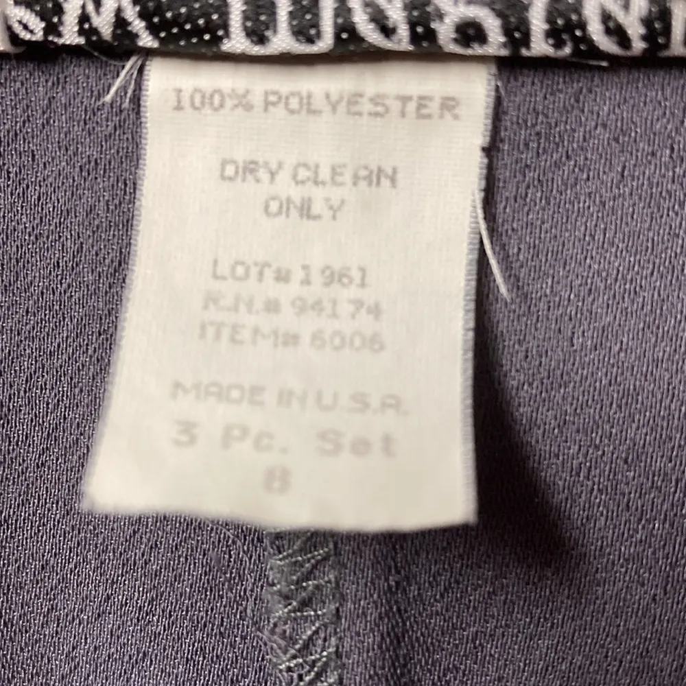 Lew Magram Button Front Blazer Gray Size 8 - Image 13