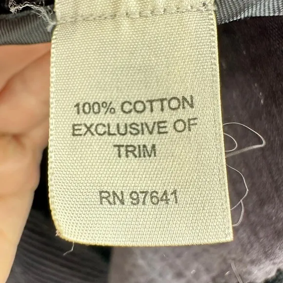 J.‎ Jill Corduroy Velvet Trim Boho Indie Artsy Button Down Jacket XS Black - Image 6