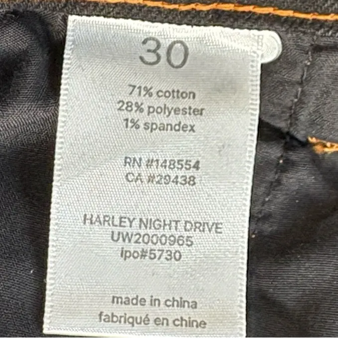 Like New Unpublished Harley High Rise Denim Midi Skirt Black Night Drive Size 12 - Image 9