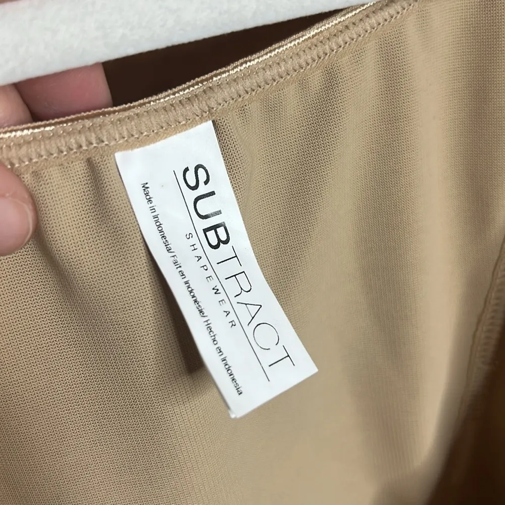 Subtract Shapewear Corset Stretch Corsage Tummy Control Tan Ultrafirm Hook Beige Size XL - Image 5