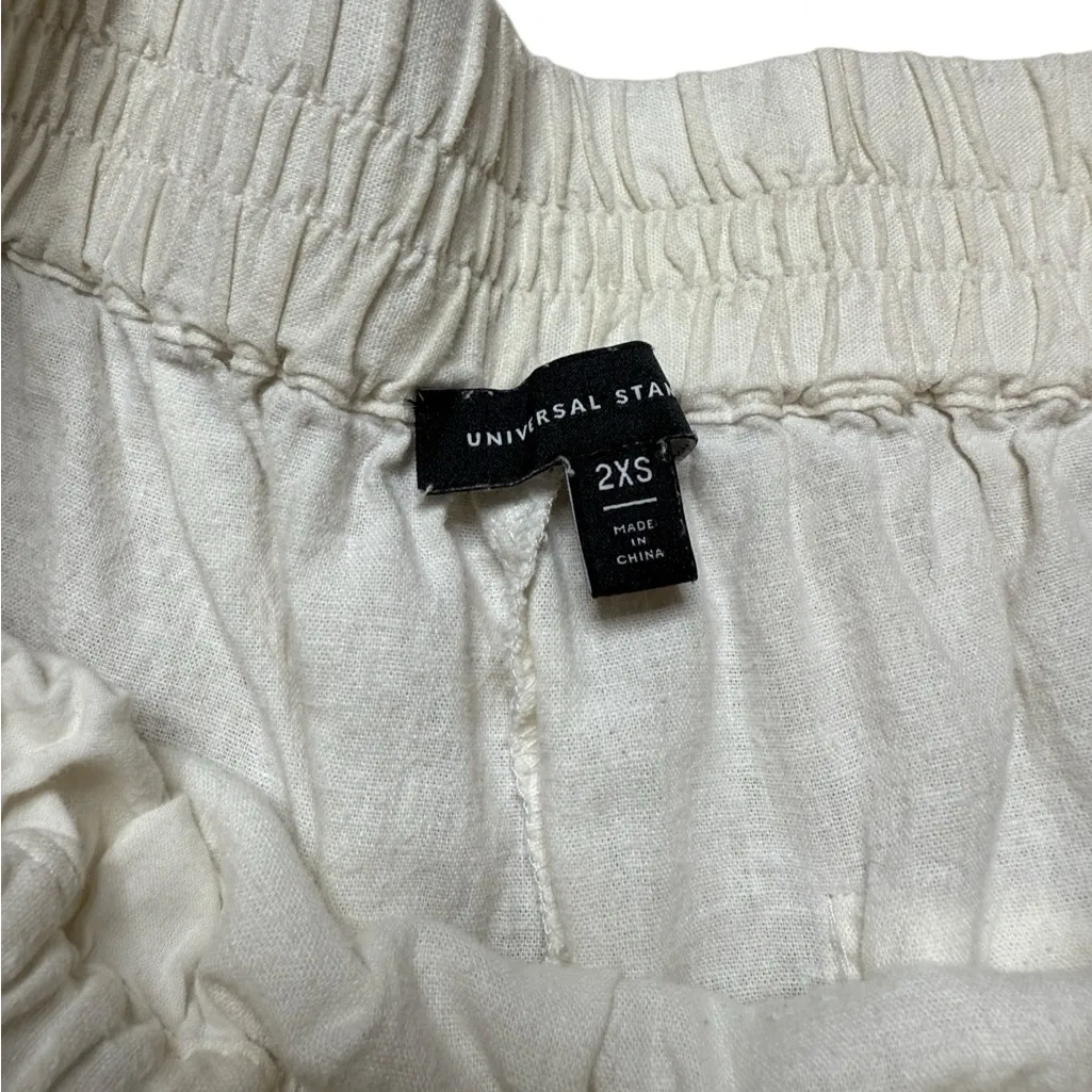 Universal Standard Iris Linen Easy Pull-On Pants
White 2XS - Image 7