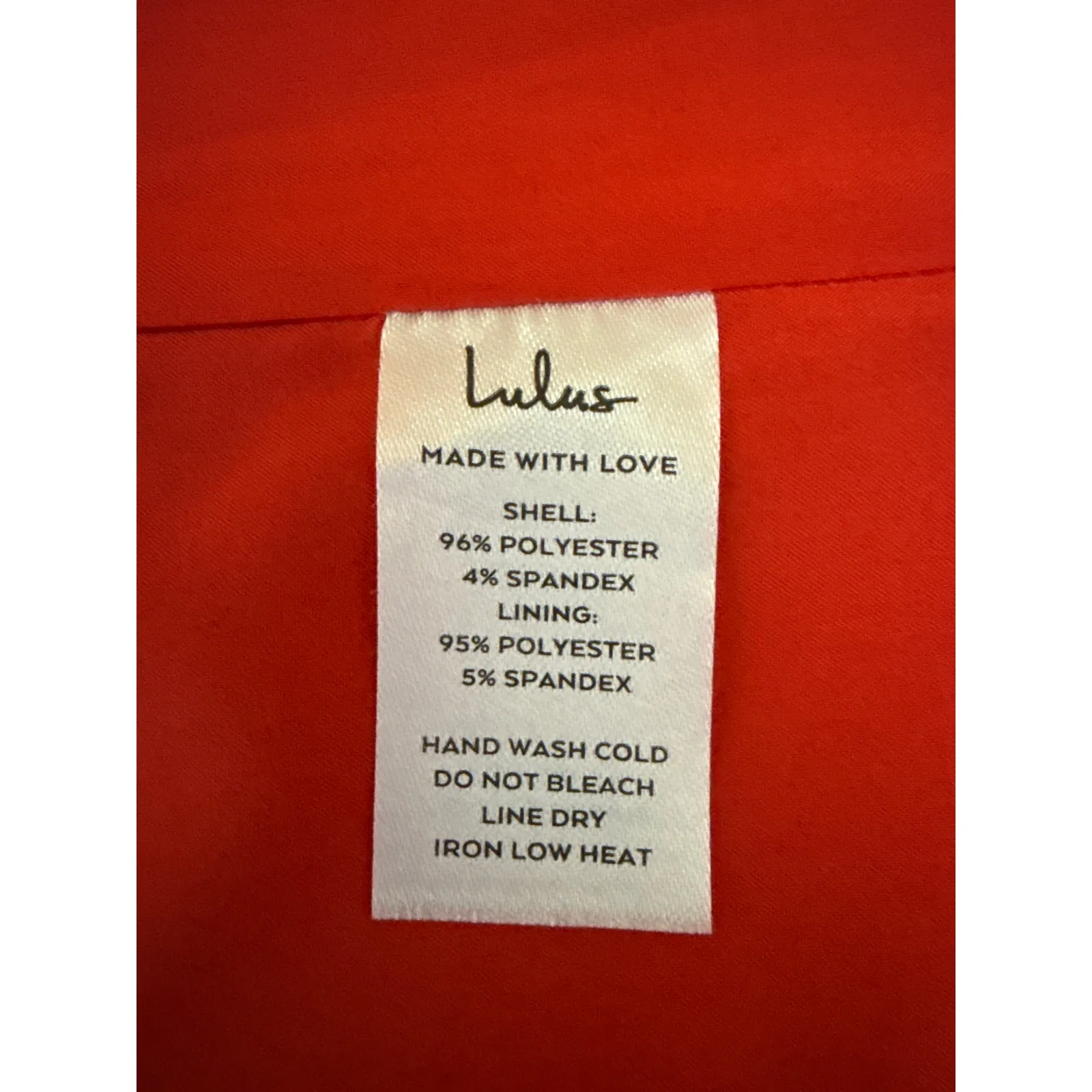 NEW Lulus Red Sleeveless Tie Bow Cami Camisole Tank Sheath Mini Dress Size L - Image 6