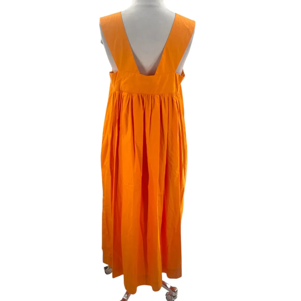 Odeeh sleeveless poplin dress orange sz 38 - Image 3