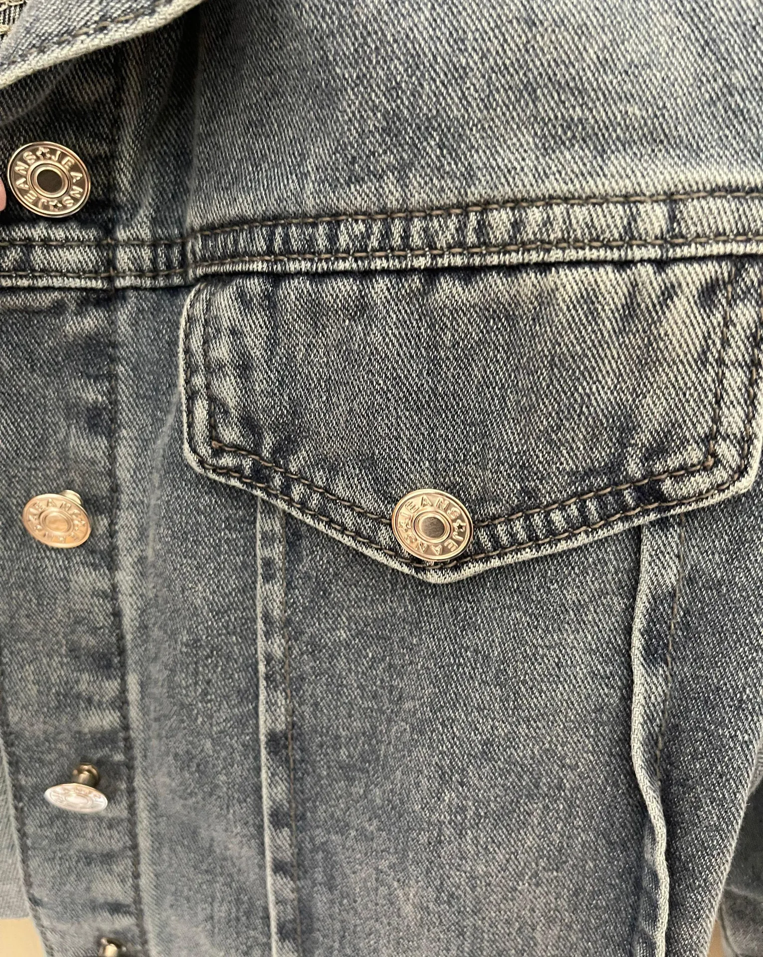 SheIn denim jean jacket - Image 4