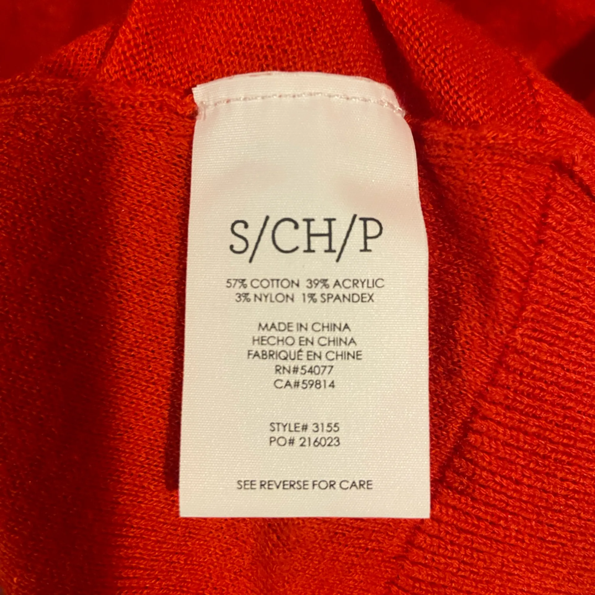 Cabi 3155 Red Cardigan Cobblestone Size Small - Image 4