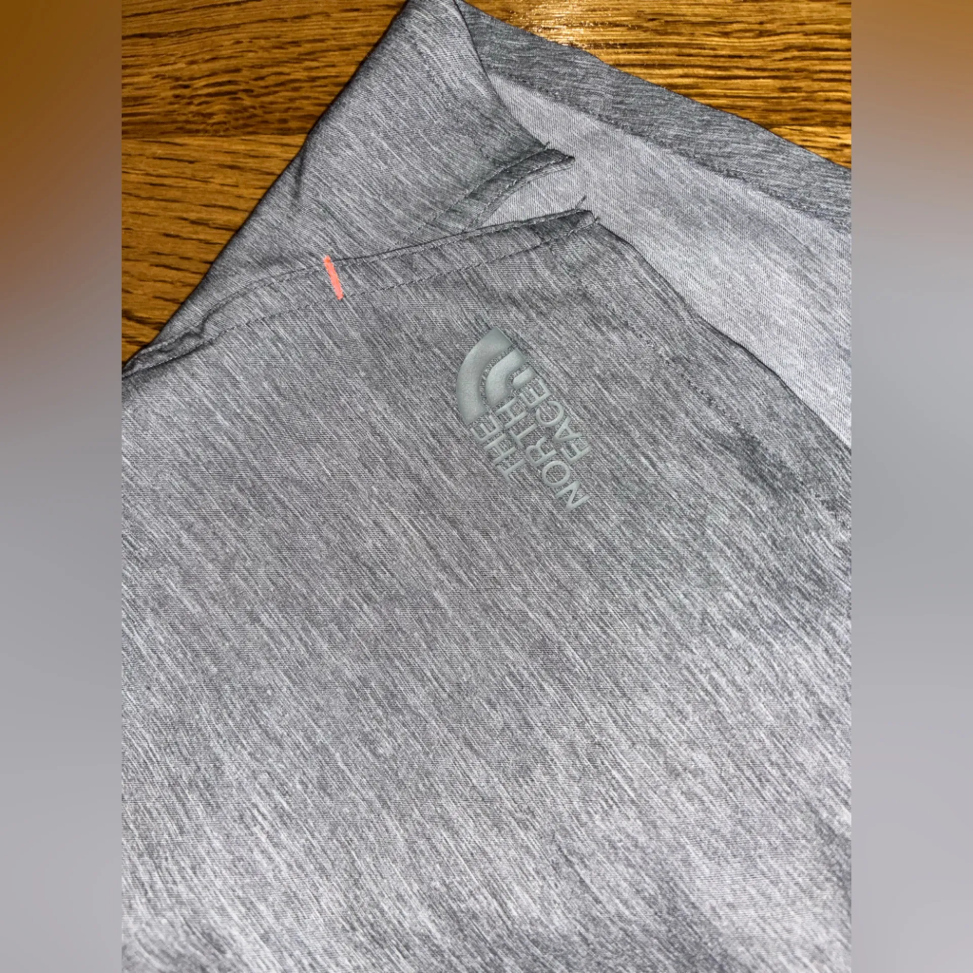 The North Face Women Large Running Shorts Flash Dry XD Shorts Grey Orange Color - Image 2