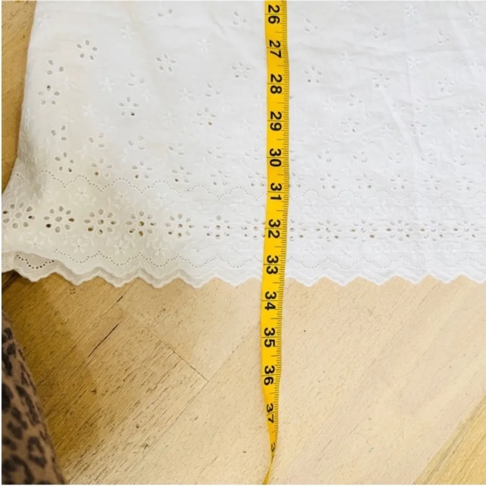 DOEN 100% organic cotton carina mini dress in salt NEW White Size L - Image 9