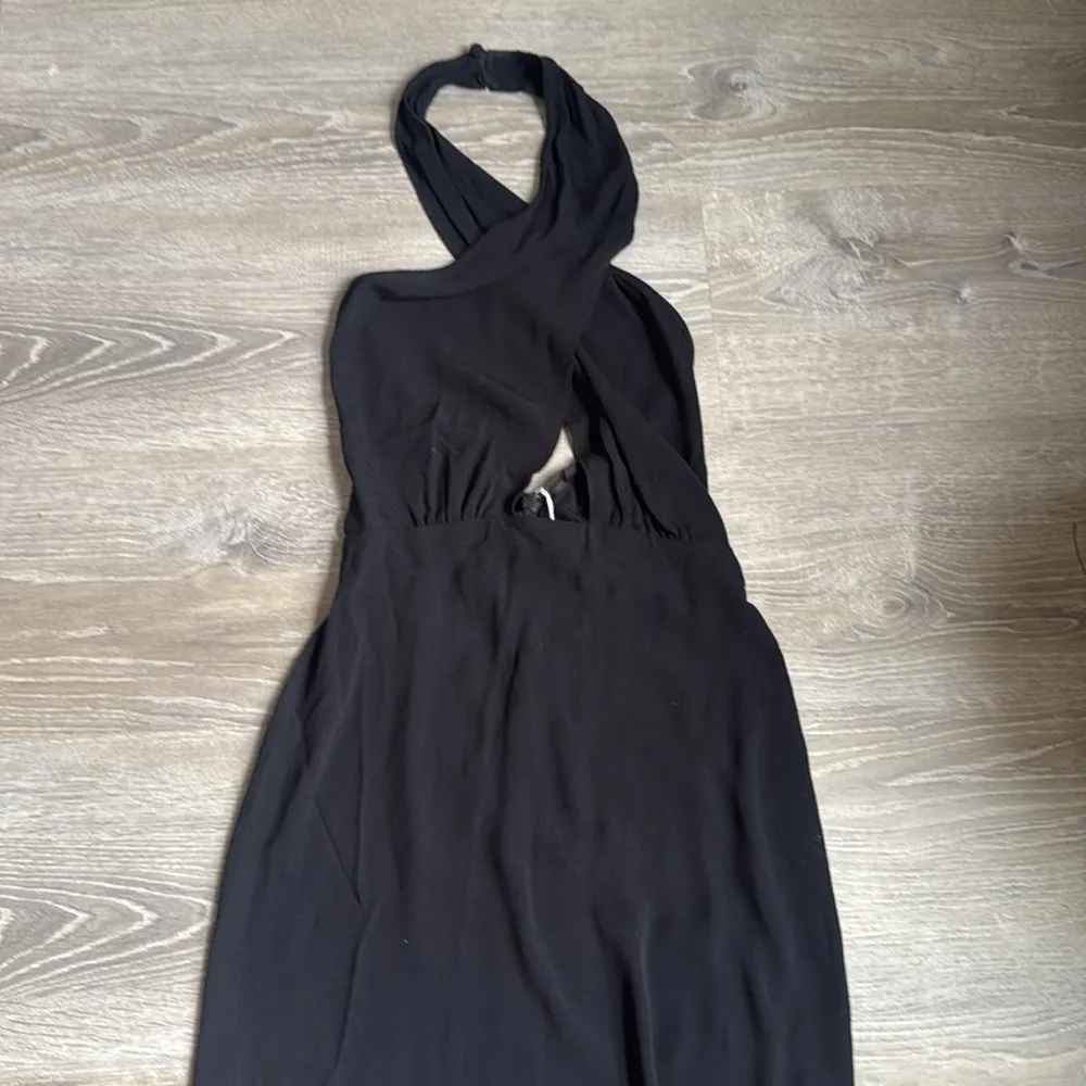 NEW REFORMATION Carlie Midi Dress In Black 4 - Image 3
