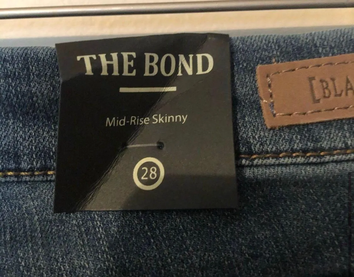 High Waist Distressed Skinny Jeans - Image 5