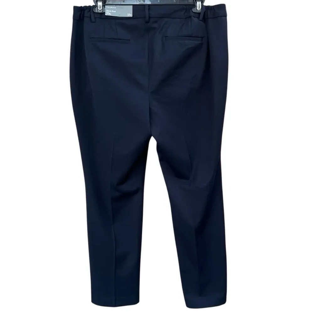 Talbots Barely Boot Refined Bi-Stretch Woven Pants - Image 10