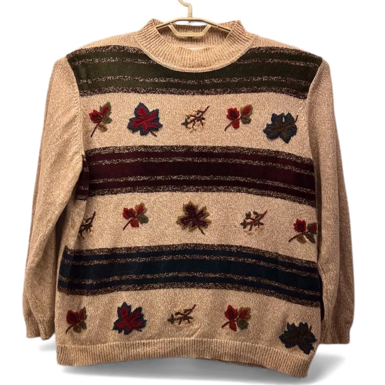 Vintage Alfred Dunner Sweater‎ 2X Beige - Image 3