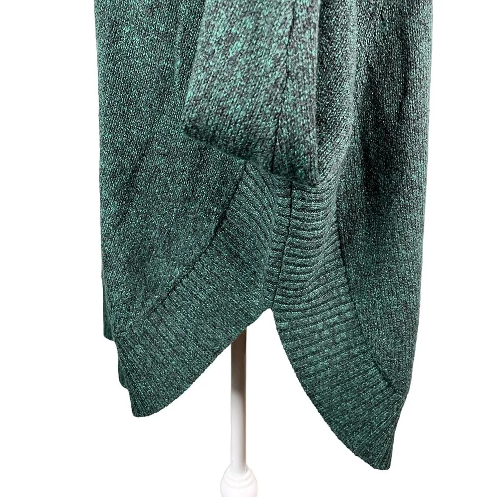 AGB Sweater Pine Green Cowl Neck Dolman Sleeves M Oversized New Size M - Image 6