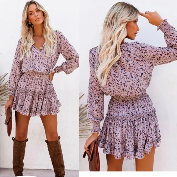 Skylar + Madison Sound Of Your Heart Smocked Ruffle Dress - Image 2