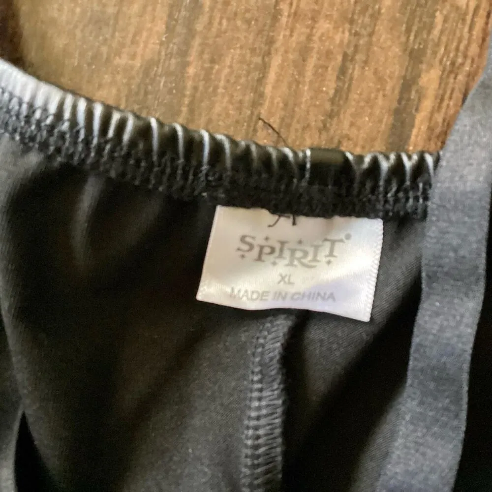 Faux Leather Halloween Costume Mini Dress - Image 3