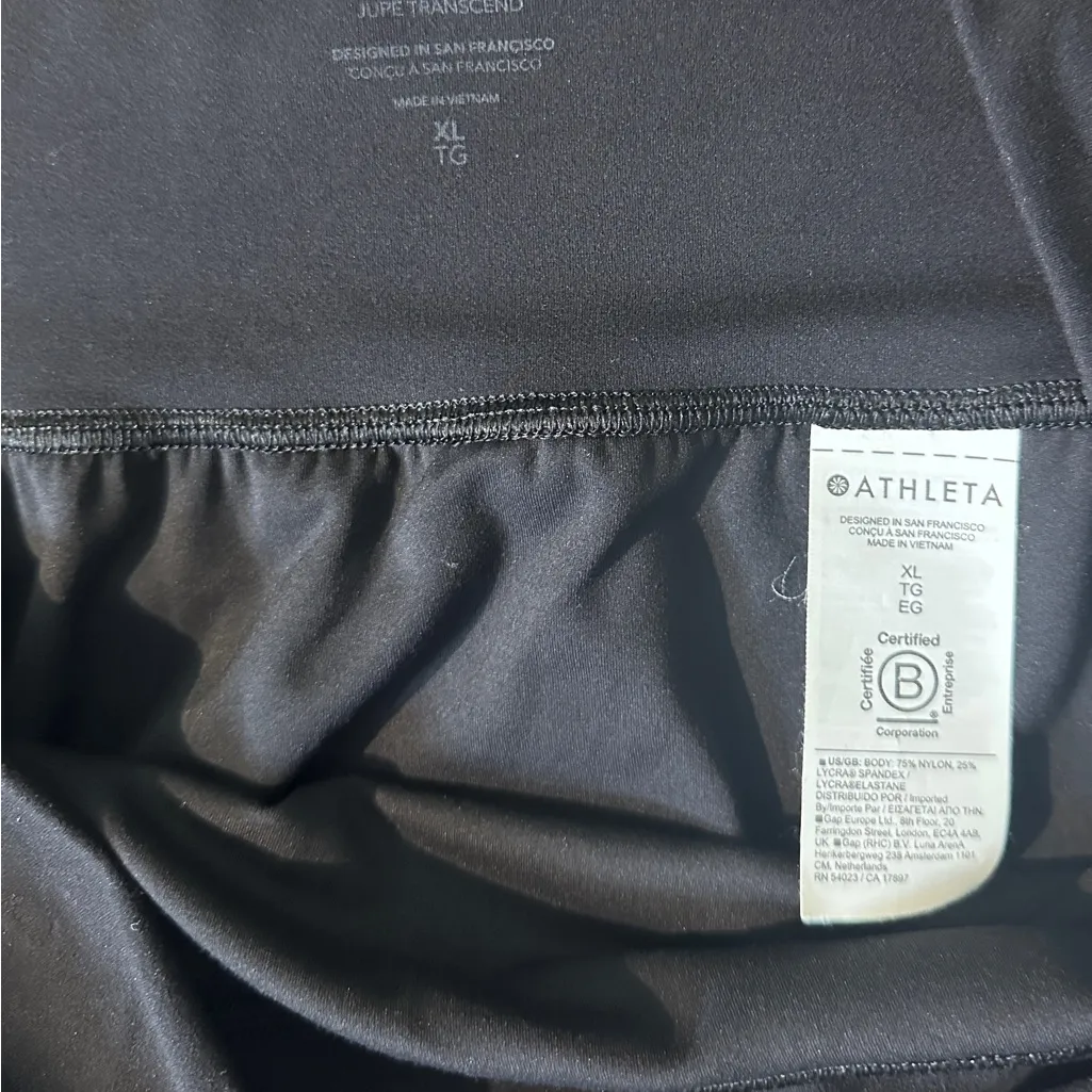 Athleta Transcend High Rise Midi Skirt Black Size XLarge - Image 6