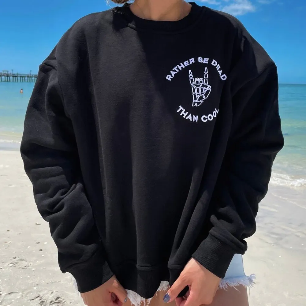 Magic Luv Embroidered Sweatshirt Black Size L - Image 3